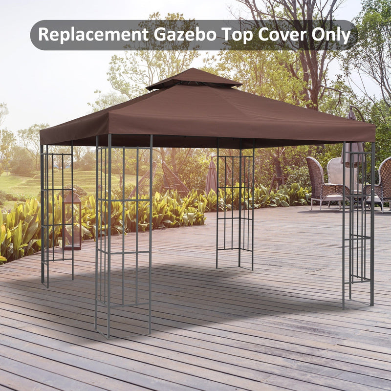 Waterproof Gazebo Canopy Replacement 3x3 (Top Only)