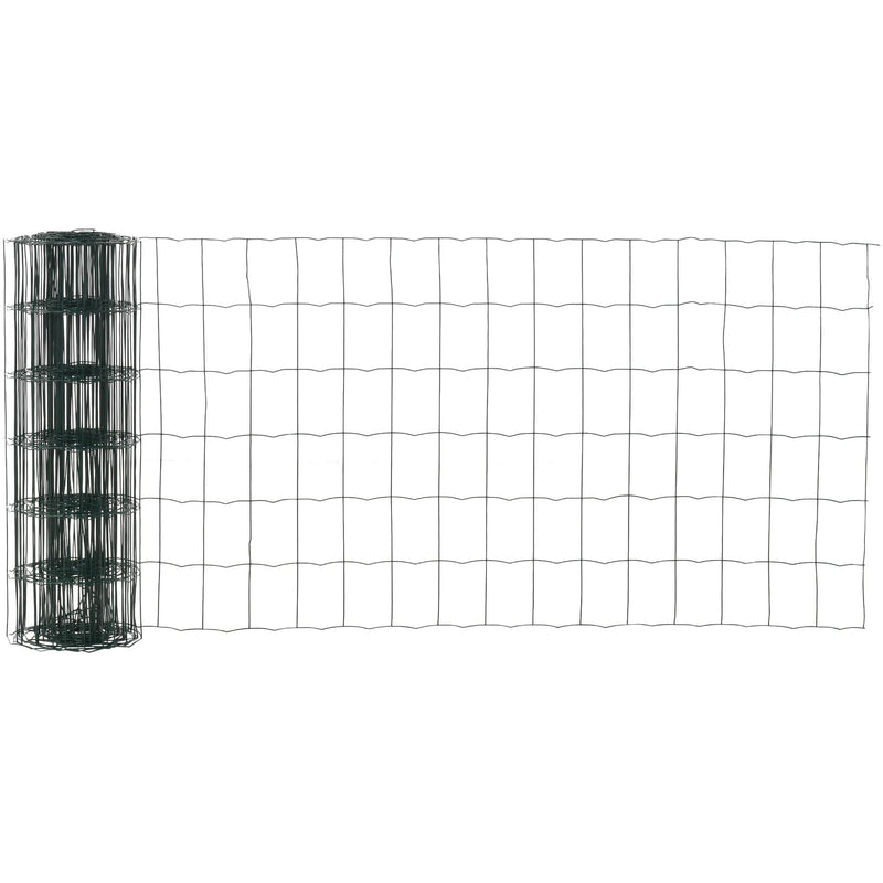 PVC Coated Chicken Wire Mesh, 61cm x 1000cm, Foldable, Green
