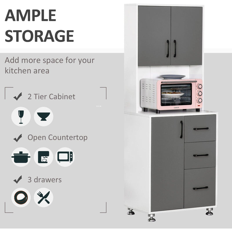 Modern Kitchen Cupboard, Open Countertop