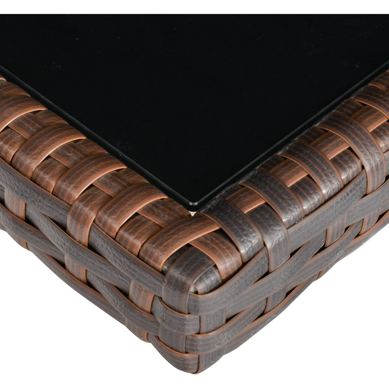 10 Seater Rattan Cube Dining Set with Table, Chairs, Stools