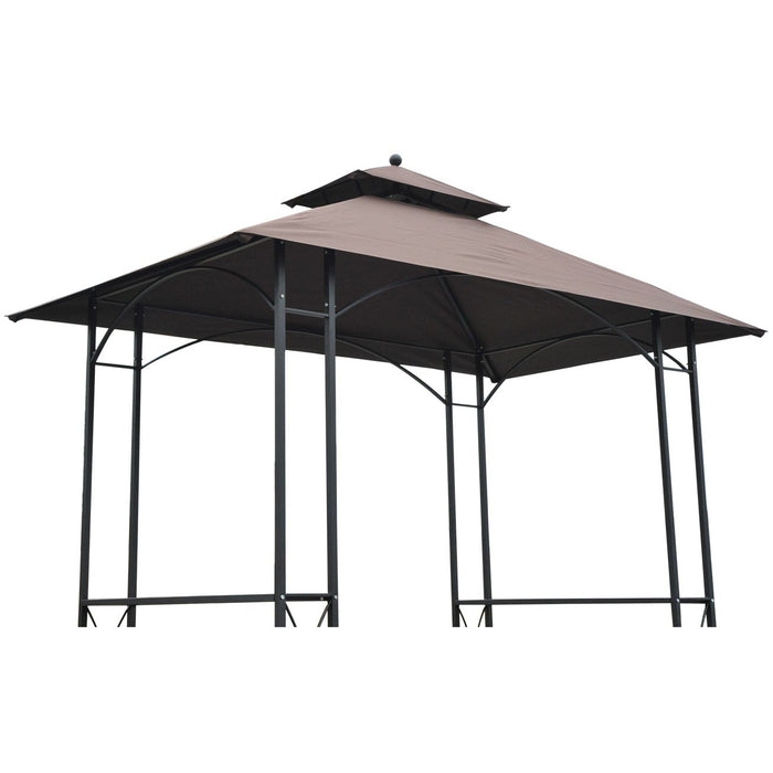 BBQ Tent 250L Black/Coffee