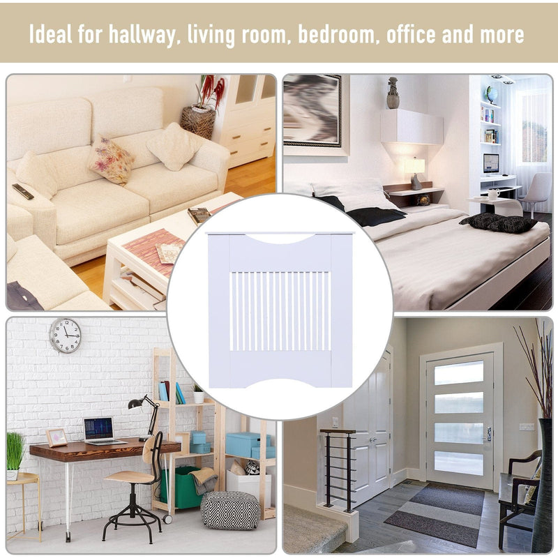 White Radiator Cover, 78W x 80.5H cm