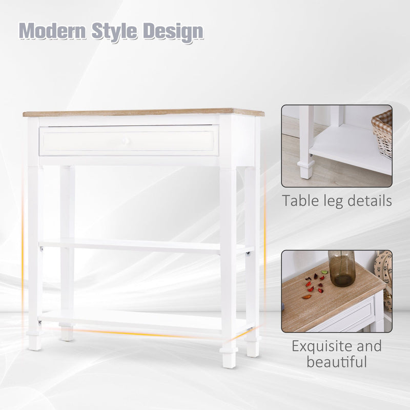 Console Table For Small Hallways - H80 x L75 x W27cm