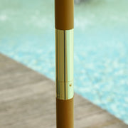 3m Wooden Parasol Outsunny