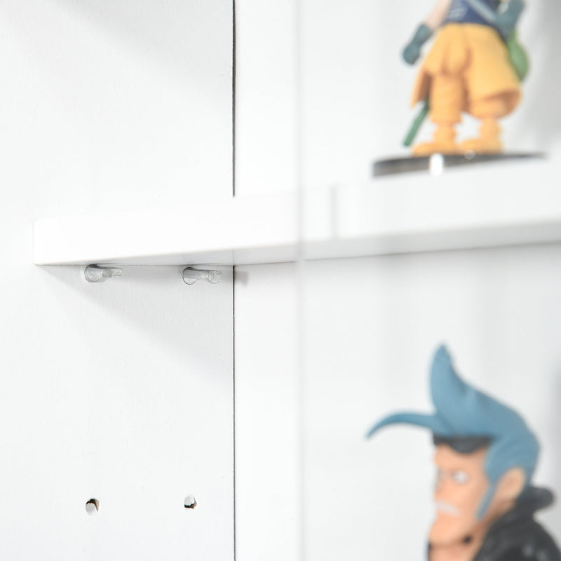 White 5-Tier Wall Display, 60x80cm