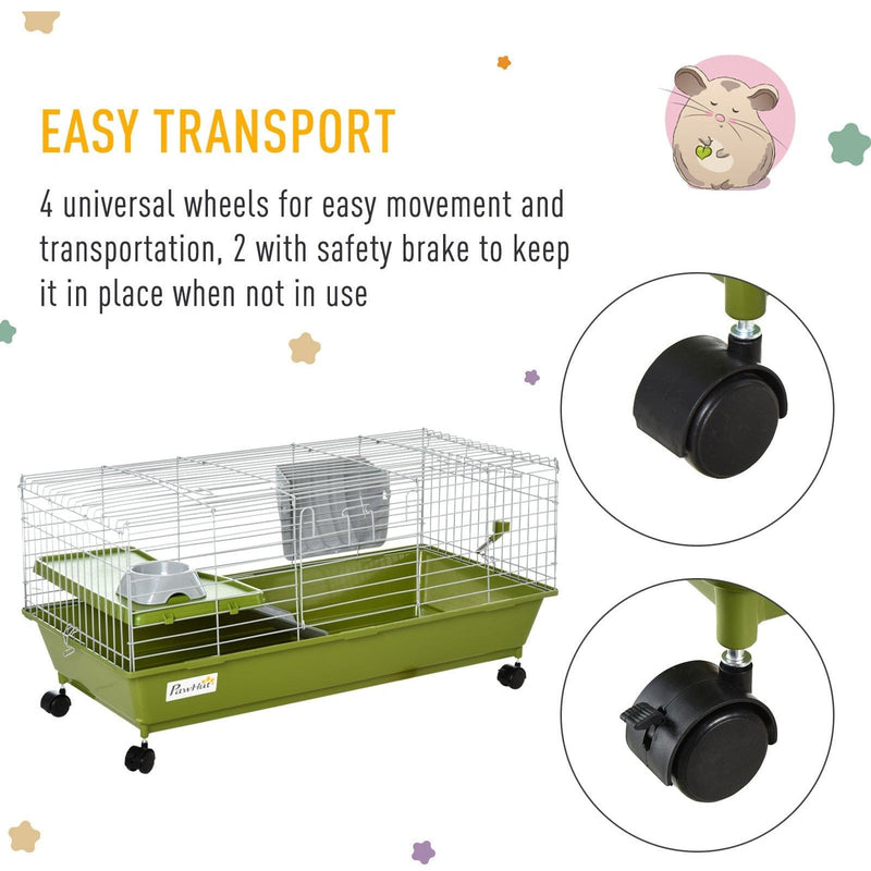 35" Small Animal Cage with Wheels