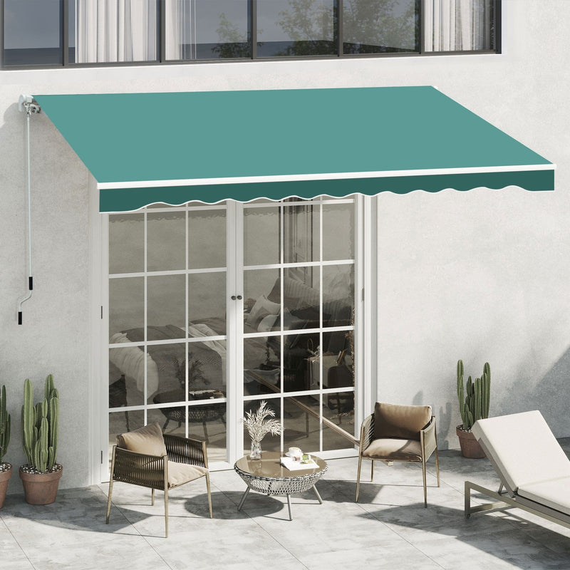 Manual Retractable Awning, 3.5 x 2.5 m