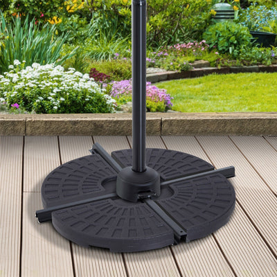 Base Weights For Cantilever Parasol, Sand/Water Fill Outsunny