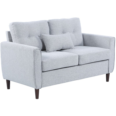 2 Seater Fabric Sofa Homcom