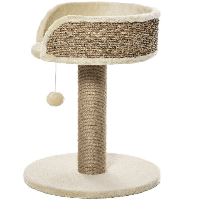 Cat Tree Tower, Activity Centre, Scratch Posts, Perch, Beige