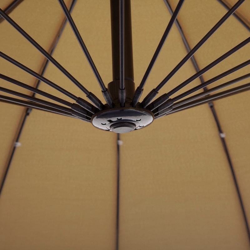 3m Shanghai Cantilever Parasol - Crank Handle, 18 Ribs