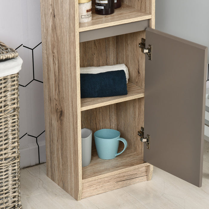 Tall Slim Bathroom Storage Unit