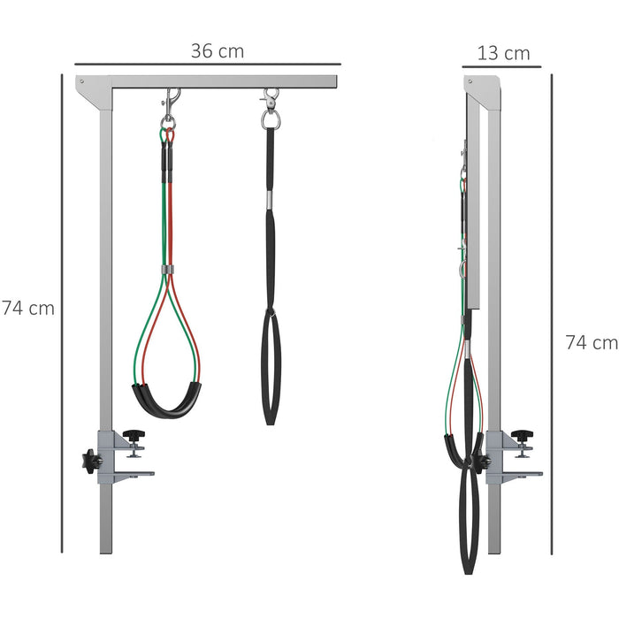 Adjustable Pet Grooming Arm with Clamp: Medium