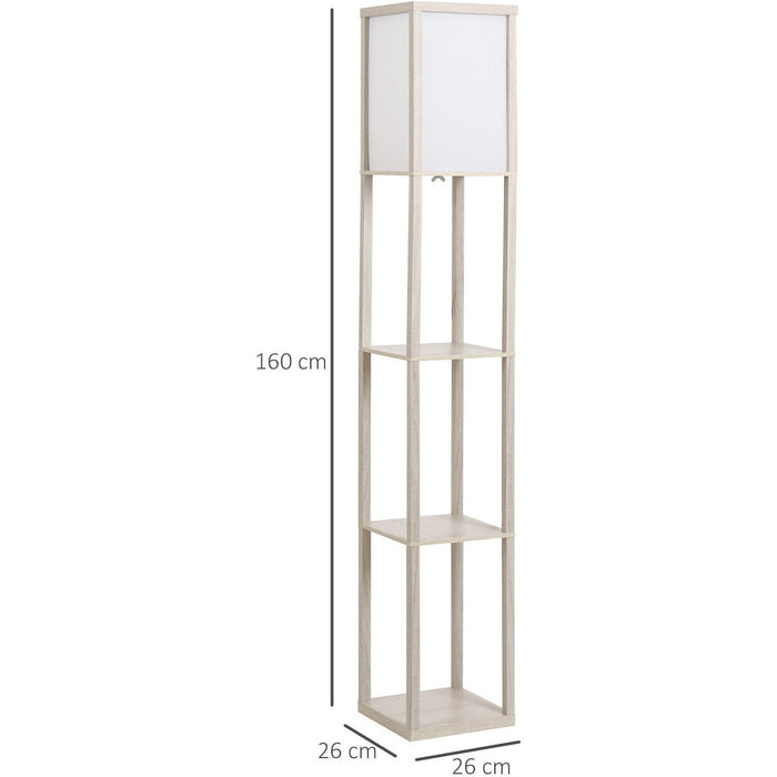 Floor Lamp With Shelves