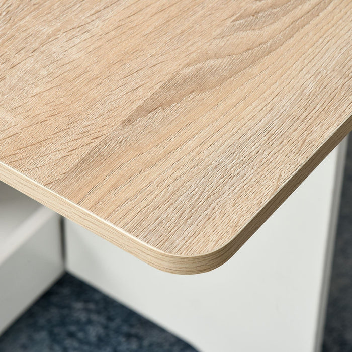 Foldable Drop-Leaf Dining Table, Storage Shelf, Kitchen/Dining