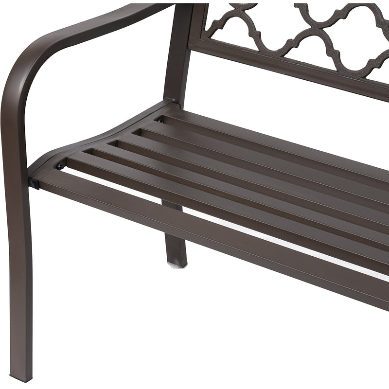 Antique Cast Iron Garden Bench