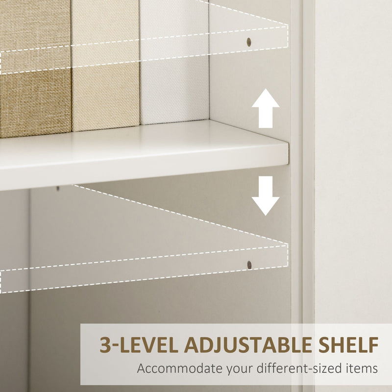 White Free Standing Sideboard With Drawer