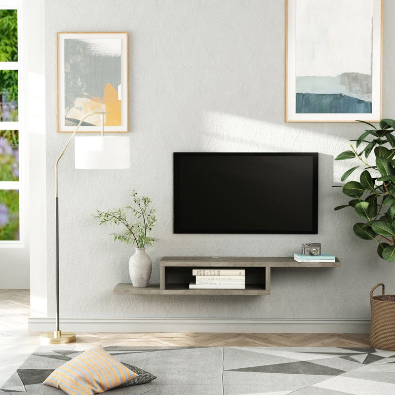 Wall Mounted Floating TV Stand Homcom