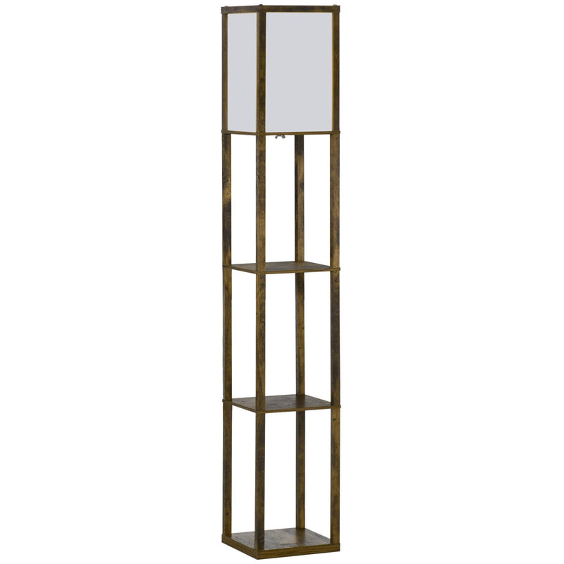 Floor Lamp With Shelves