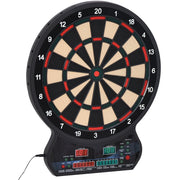 HOMCOM LED Dartboard Electronic Scoreboard 8 Players 27 Games Family Fun w/ 12 Darts 30 Heads Home Office Classic Game Homcom