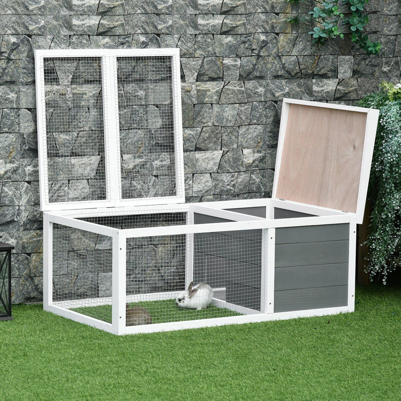 Rabbit Hutch With Run