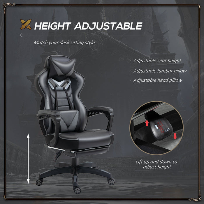 Racing Gaming Chair Grey