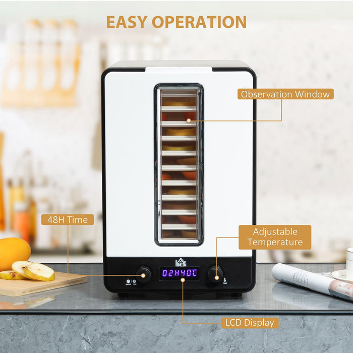 Food Dehydrator, 11-Tier, 550W, White