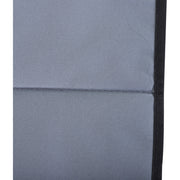 Outsunny Set of 2 Foldable Garden Beach Chair Mat Lightweight Outdoor Sun Lounger Seats Adjustable Back Metal Frame PE Fabric Head Pillow, Grey Outsunny