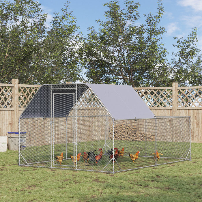 PawHut Chicken Coop Outdoor 2.8x3.8x2m