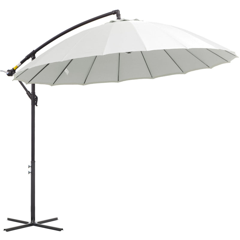 3m Shanghai Cantilever Parasol - Crank Handle, 18 Ribs