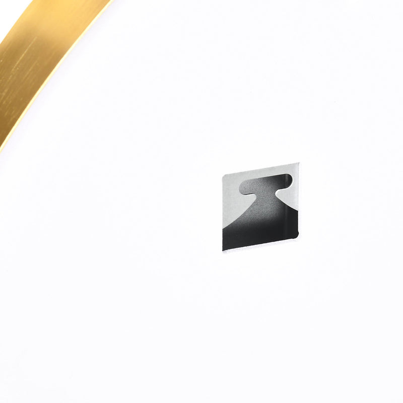 Round LED Wall Mounted Bathroom Mirror, 60cm, Gold