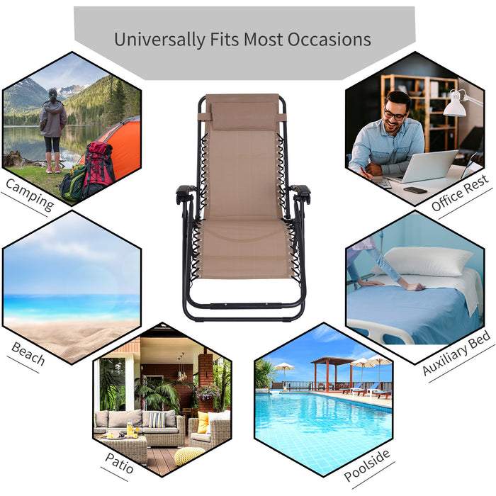 Folding Outdoor Zero Gravity Chair