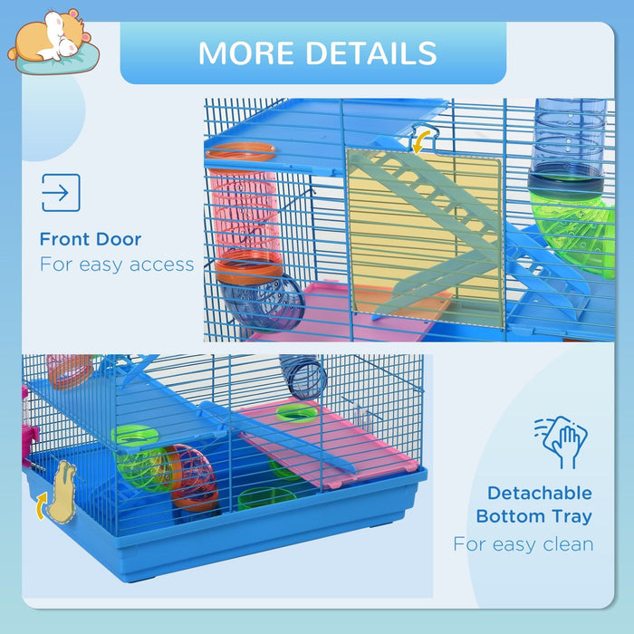 5 Tier Hamster Cage With Tubes