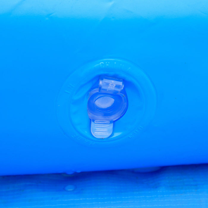 Blue Inflatable Family Pool with Pump, 274cm x 76cm