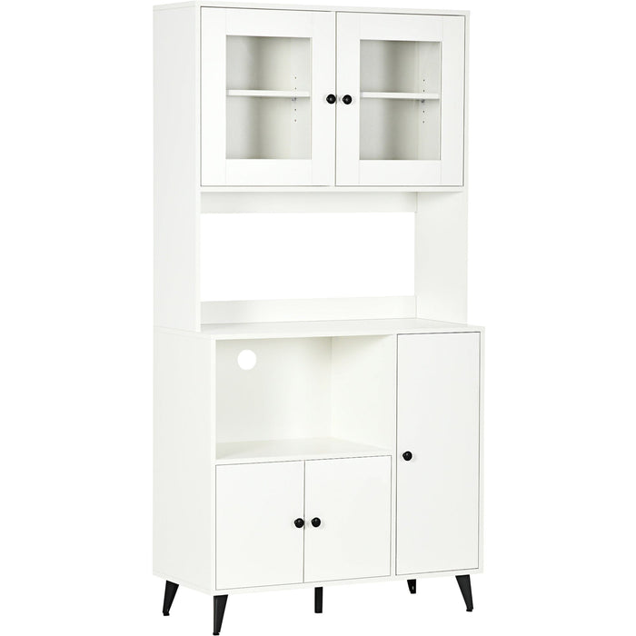 White Freestanding Cabinet For Kitchen