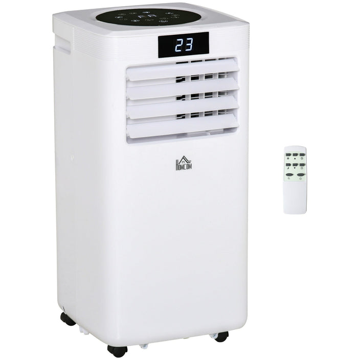 7000 BTU Portable AC w/ Remote, LED, Timer, White