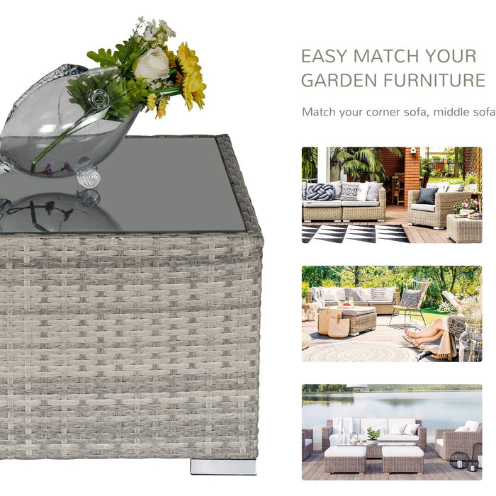 Rattan Patio Coffee Table