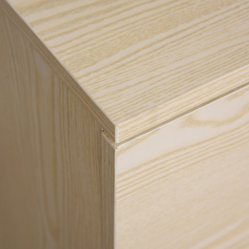 2-Drawer Locking Filing Cabinet, Oak