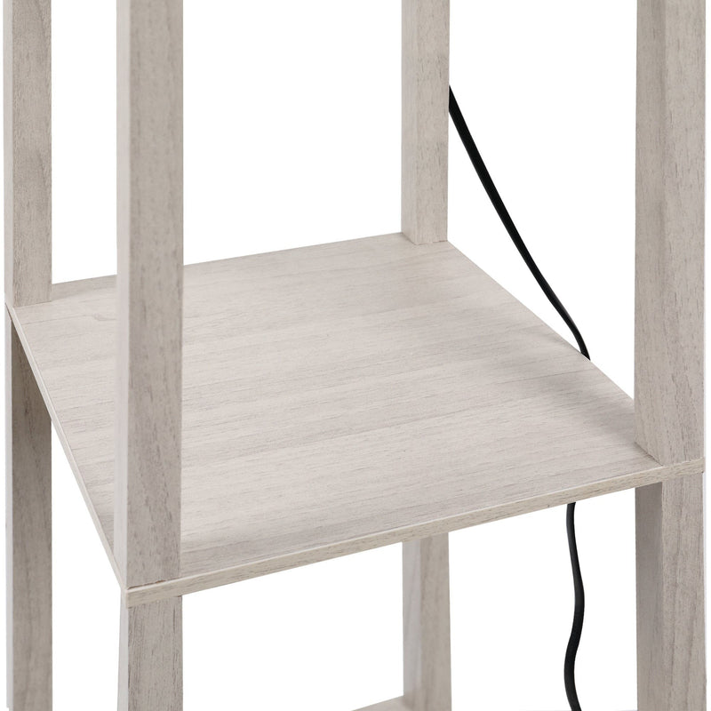 Floor Lamp With Shelves
