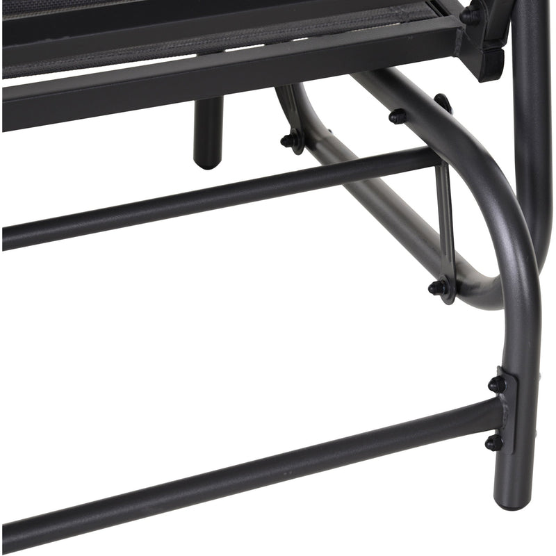 Outdoor Glider Bench, 2 Seater Outsunny