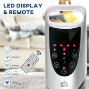 40W Tower Fan with Remote, Oscillation, 3 Speeds, 78.5H cm Homcom