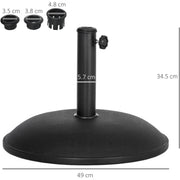 20kg Concrete Umbrella Base Outsunny