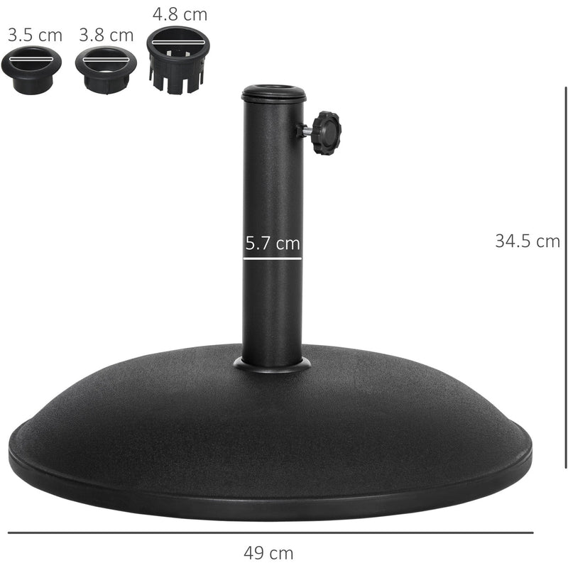 20kg Concrete Umbrella Base Outsunny