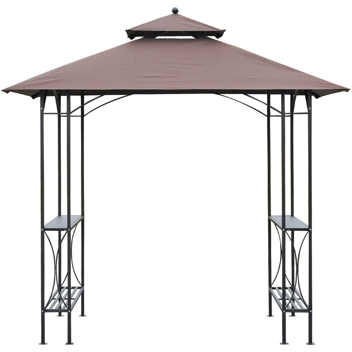 BBQ Tent 250L Black/Coffee