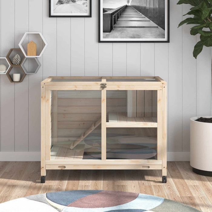 Indoor Wooden Rabbit Hutch