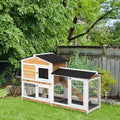 2 Storey Bunny Cage Pawhut