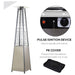 10.5KW Outdoor Propane Gas Pyramid Patio Heater