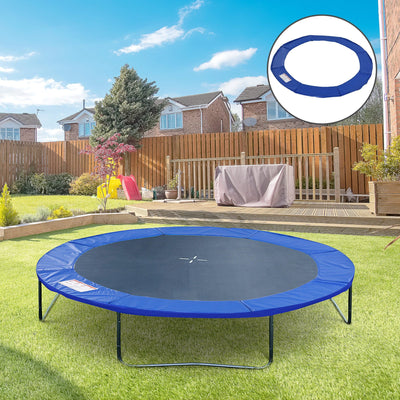 Trampoline Pad, Safety Surround, 8ft, Blue Homcom
