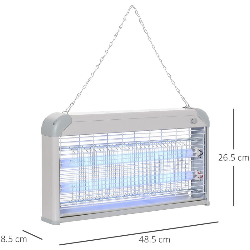 Electric Fly Mosquito Killer 30W, 60m2 Coverage, Freestanding Homcom