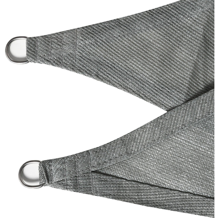 4x3m Rectangle Sun Shade Sail - Charcoal Grey